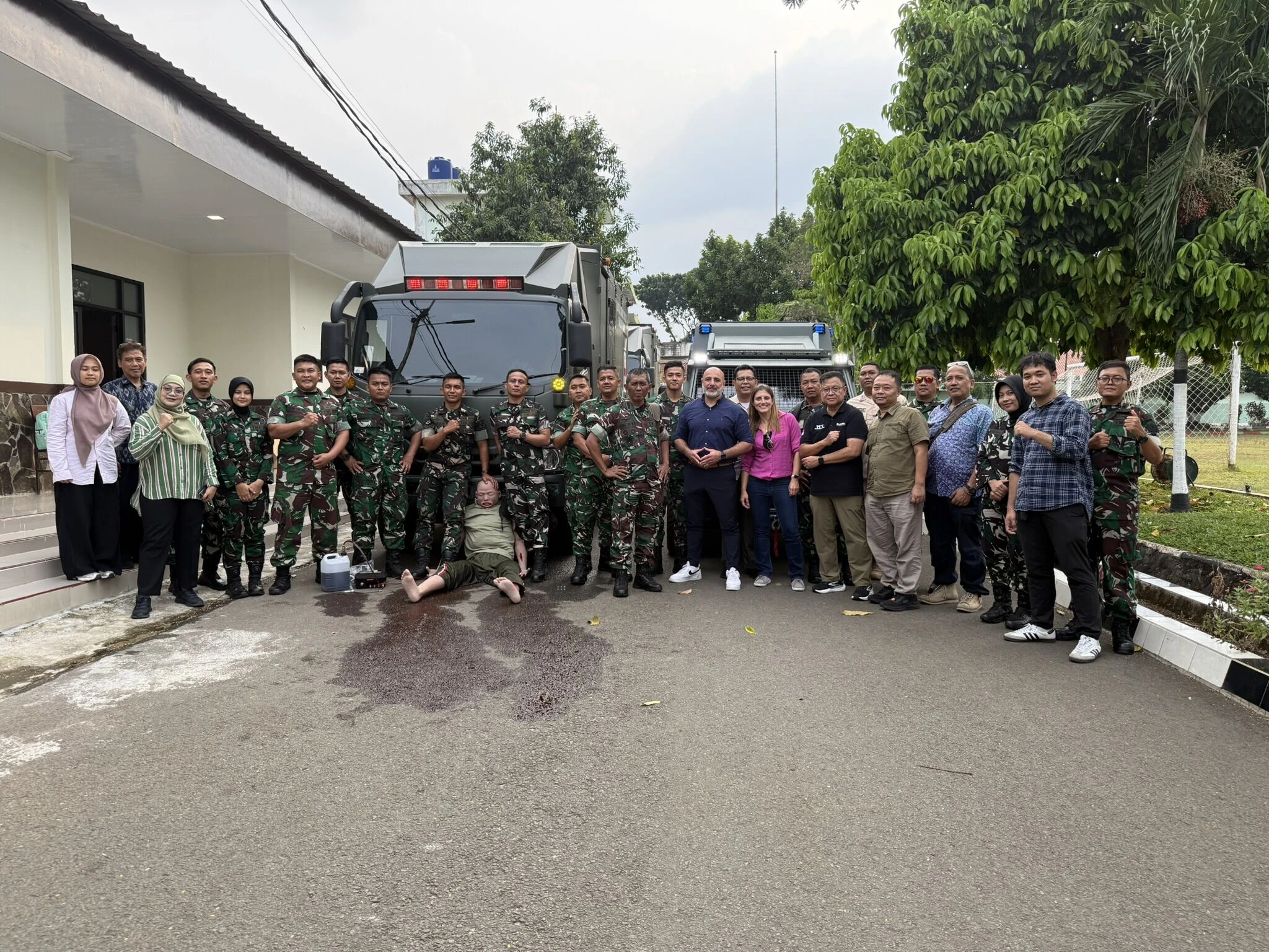 Dynamic battlefield training in Indonesia